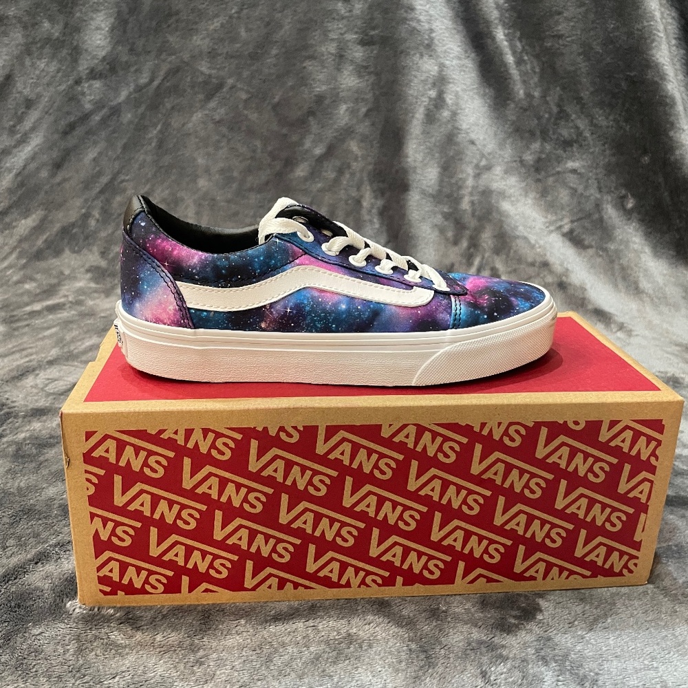 Womens Size 6 Galaxy Vans Sneakers